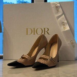 Beige Dior Pumps